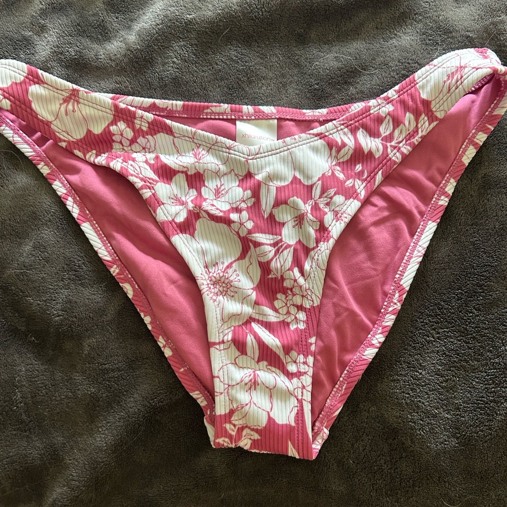 Target Pink Floral Bikini Bottom